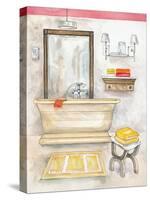 Watercolor Bath II-Margaret Ferry-Stretched Canvas