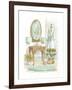 Watercolor Bath in Spa I-Jerianne Van Dijk-Framed Art Print