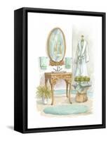 Watercolor Bath in Spa I-Jerianne Van Dijk-Framed Stretched Canvas