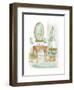 Watercolor Bath in Spa I-Jerianne Van Dijk-Framed Art Print