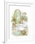 Watercolor Bath in Spa II-Jerianne Van Dijk-Framed Art Print