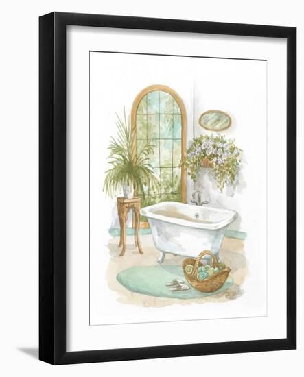 Watercolor Bath in Spa II-Jerianne Van Dijk-Framed Art Print