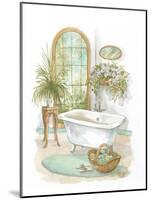 Watercolor Bath in Spa II-Jerianne Van Dijk-Mounted Art Print