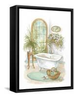 Watercolor Bath in Spa II-Jerianne Van Dijk-Framed Stretched Canvas