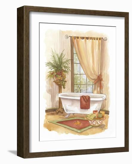 Watercolor Bath in Spice II-Jerianne Van Dijk-Framed Art Print