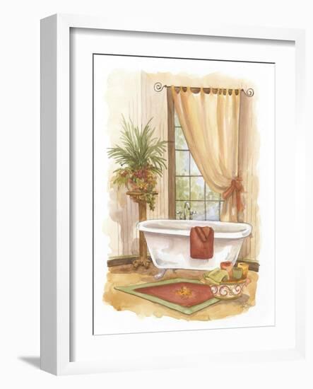 Watercolor Bath in Spice II-Jerianne Van Dijk-Framed Art Print