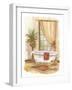 Watercolor Bath in Spice II-Jerianne Van Dijk-Framed Art Print