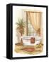 Watercolor Bath in Spice II-Jerianne Van Dijk-Framed Stretched Canvas