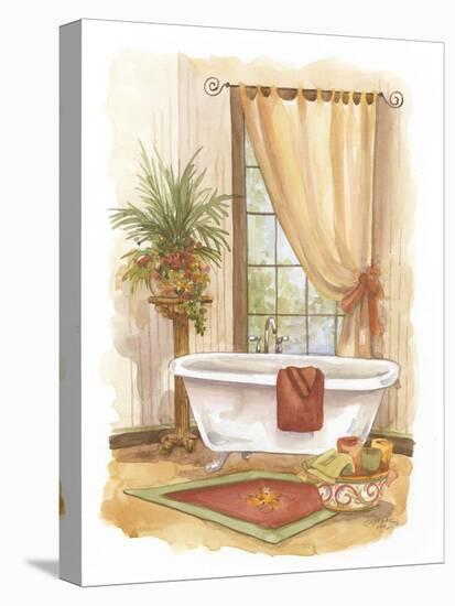 Watercolor Bath in Spice II-Jerianne Van Dijk-Stretched Canvas