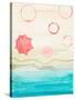 Watercolor Beach Stains I-Gina Ritter-Stretched Canvas