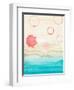 Watercolor Beach Stains I-Gina Ritter-Framed Art Print