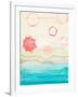 Watercolor Beach Stains I-Gina Ritter-Framed Art Print