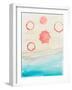 Watercolor Beach Stains II-Gina Ritter-Framed Art Print