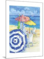 Watercolor Beach Vertical-Paul Brent-Mounted Art Print