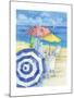 Watercolor Beach Vertical-Paul Brent-Mounted Art Print