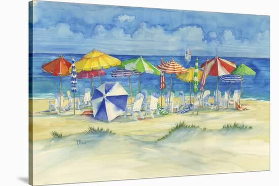 Watercolor Beach-Paul Brent-Stretched Canvas