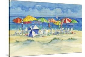 Watercolor Beach-Paul Brent-Stretched Canvas