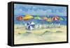 Watercolor Beach-Paul Brent-Framed Stretched Canvas