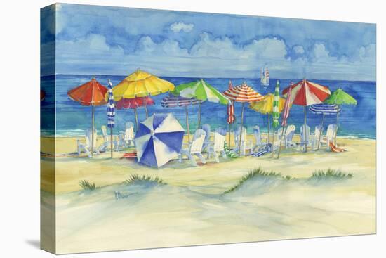 Watercolor Beach-Paul Brent-Stretched Canvas