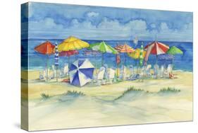 Watercolor Beach-Paul Brent-Stretched Canvas