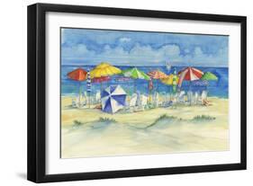 Watercolor Beach-Paul Brent-Framed Art Print