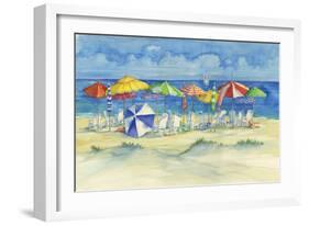 Watercolor Beach-Paul Brent-Framed Art Print