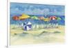 Watercolor Beach-Paul Brent-Framed Art Print