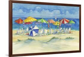 Watercolor Beach-Paul Brent-Framed Art Print