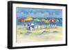 Watercolor Beach-Paul Brent-Framed Premium Giclee Print