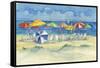 Watercolor Beach-Paul Brent-Framed Stretched Canvas