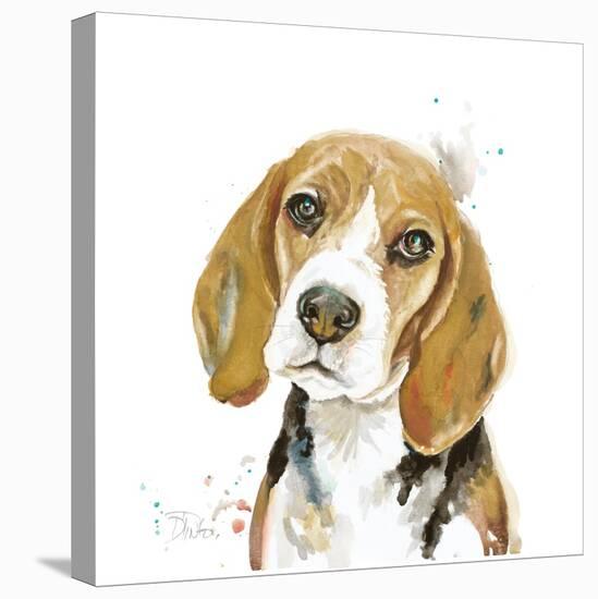 Watercolor Beagle-Patricia Pinto-Stretched Canvas