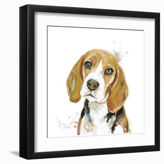 Watercolor Beagle-Patricia Pinto-Framed Art Print