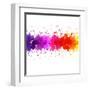 Watercolor Blot Abstract-barbaliss-Framed Art Print