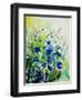 Watercolor Bluebell Flowers-Pol Ledent-Framed Art Print