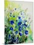 Watercolor Bluebell Flowers-Pol Ledent-Mounted Art Print