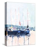 Watercolor Boat Club I-Emma Scarvey-Stretched Canvas