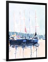 Watercolor Boat Club I-Emma Scarvey-Framed Art Print