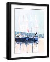 Watercolor Boat Club I-Emma Scarvey-Framed Art Print