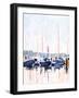 Watercolor Boat Club II-Emma Scarvey-Framed Art Print