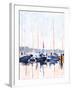 Watercolor Boat Club II-Emma Scarvey-Framed Art Print