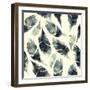 Watercolor Boho Feather Pattern-Chevnenko-Framed Art Print