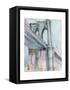 Watercolor Bridge Study II-Ethan Harper-Framed Stretched Canvas