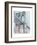 Watercolor Bridge Study II-Ethan Harper-Framed Art Print