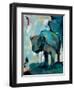 Watercolor Buffalo-Brooke Tangney-Framed Art Print