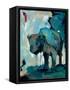 Watercolor Buffalo-Brooke Tangney-Framed Stretched Canvas