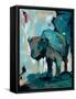 Watercolor Buffalo-Brooke Tangney-Framed Stretched Canvas