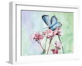 Watercolor Butterfly I-LuAnn Roberto-Framed Art Print