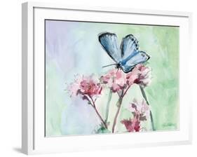 Watercolor Butterfly I-LuAnn Roberto-Framed Art Print