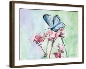 Watercolor Butterfly I-LuAnn Roberto-Framed Art Print