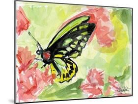 Watercolor Butterfly II-LuAnn Roberto-Mounted Art Print